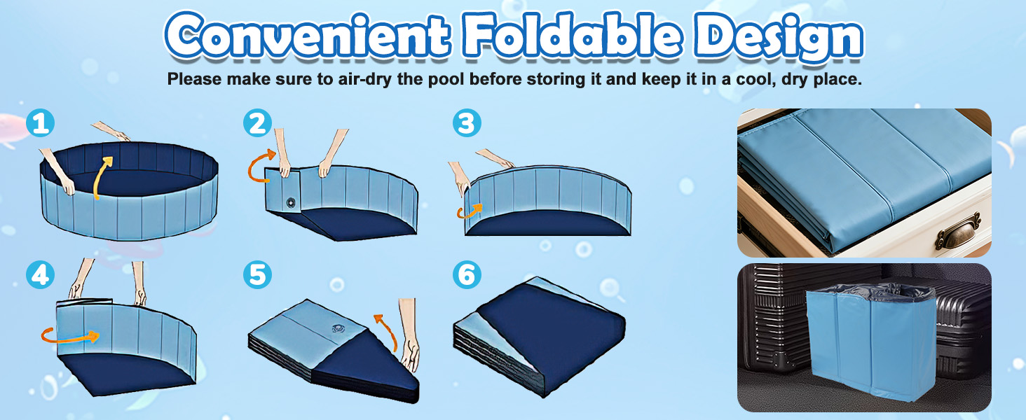 Foldable Dog Pool