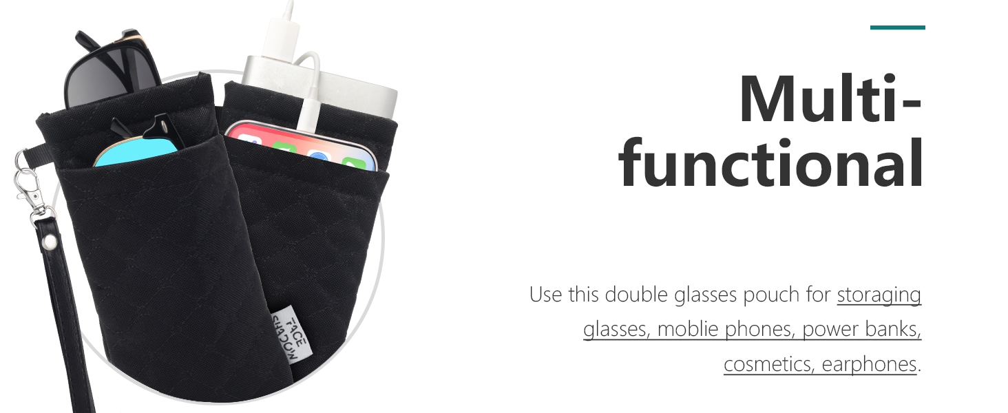 dual eyeglass case