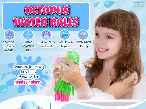 Octopus Water Balls (Pack of 3)
