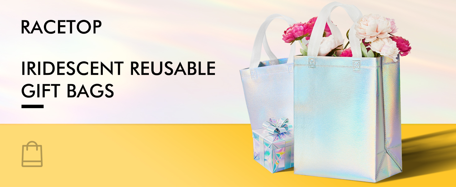 Iridescent Glossy Gift Bags