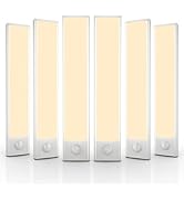 Under Cabinet Lighting, 32 LED Motion Sensor Light Indoor, Wireless USB Rechargeable Magnetic Clo...