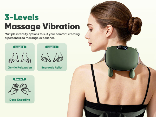 neck massager with hands and fingers, shoulder massagers