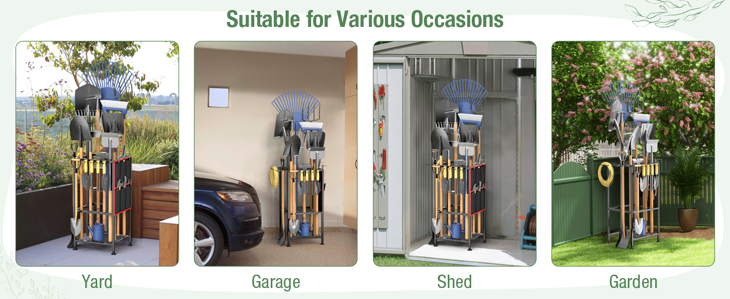 Yard tool organizer