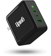 UPTab MacBook Pro Charger 140W USB C, Dual USB-C Fast Compact, GaN Tech, Type C PD 3.1 Wall Adapt...