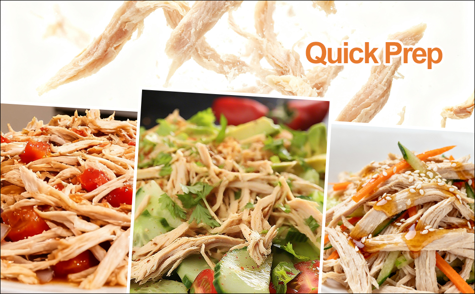 Clear Meat Shredder Tool Twist for Quick Food Meal Prep