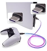 playvital 3.28FT Illuminated Charging Cable for ps5 for ps5 Edge Controller, Type C to C Charging...