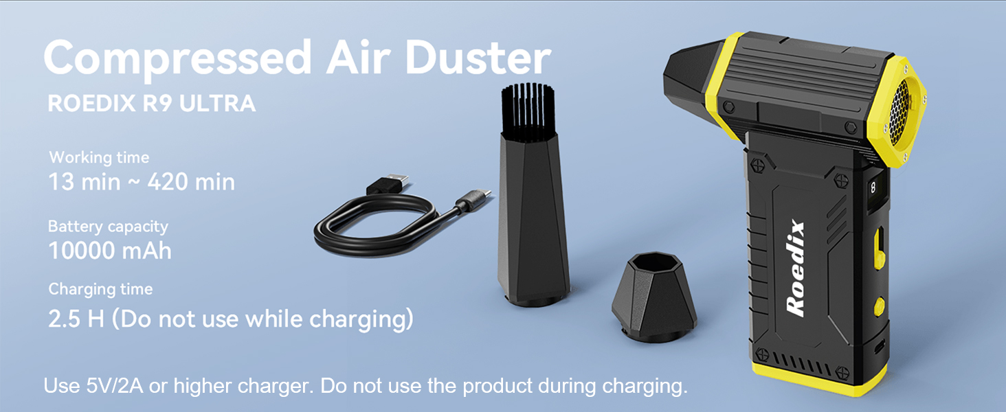 air duster 10000mAh battery