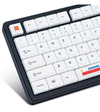 Womier Japanese Cute Keycaps - PBT Keyboard Keycaps Custom Shine Through Backlit 60 65 75 100 Percen...