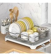 ROTTOGOON Dish Drying Rack, Stainless Steel Rustproof Dish Rack for Kitchen Counter, Durable Dish...