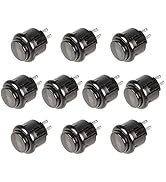 EG STARTS 10x 24mm Arcade Push Buttons Switch for Video Games Arcade Machine DIY Parts Mame Jamma...