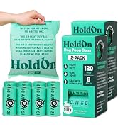 HoldOn Dog Poop Bags Rolls, 240 Bags - Extra Thick Heavy Duty Dog Waste Bags, Leak Proof &amp; Tear R...