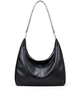 WLLWOO Vegan Leather Slouchy Hobo Bag Women Casual Soft Tote Handbag Vintage Crossbody Adjustable...