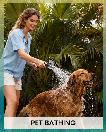 garden hose pet bathing
