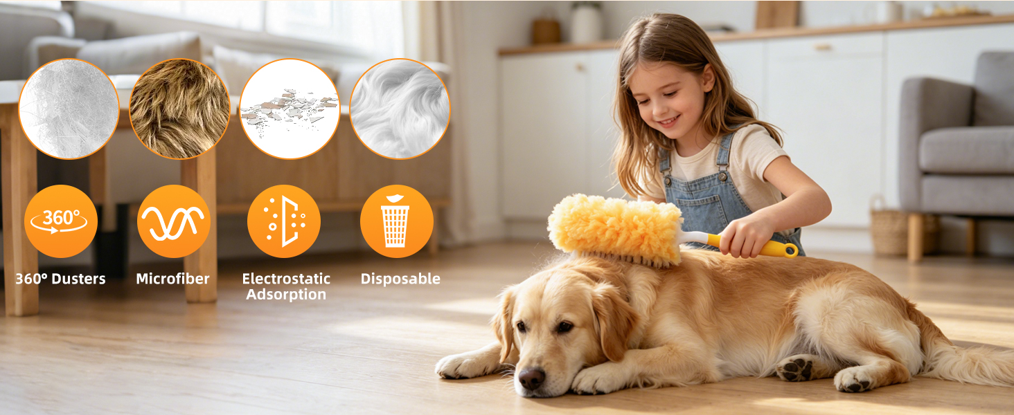 pet hair duster refills, blinds duster refills