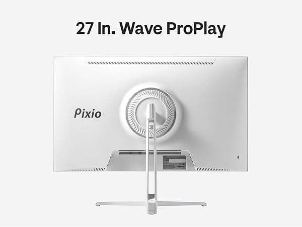 Pixio PX279 Wave White 27 inch 240Hz Refresh Rate FHD 1080p Resolution Fast IPS Panel 1ms GTG Respon...