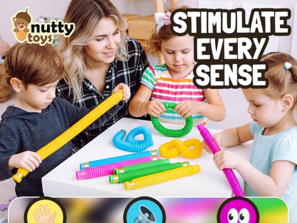 LED Pop Tubes Stocking Stuffes Toddler Toys