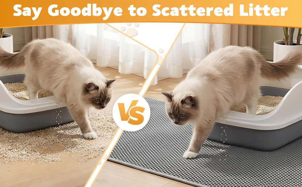 cat litter mat