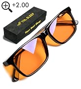 orange blue light blocking glasses