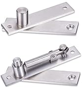 Heavy Duty Pivot Hinge for Wood Door - HBL' Stainless Steel Hidden Door Hinge for Secret Door, wi...