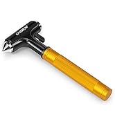 OUDEW Car Safety Hammer, Car Glass Breaker with Seat Belt Cutter, Automotive Escape Tool, Metal W...