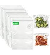 MOMODA Sous Vide Cooking Bags - Set of 20 | BPA-Free Reusable Vacuum Seal Bags (20 Small)