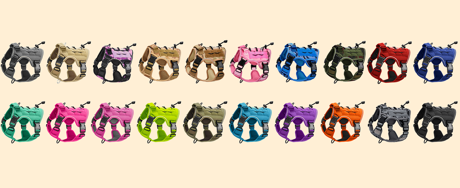 20 color options &amp;amp; 5 size choices. Mix and match to create a personalized look that fits your dog.