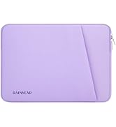 RAINYEAR Laptop Sleeve Case with Front Pocket, 13.3 Inch Protective Portable Case Briefcase Lapto...
