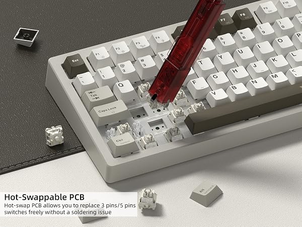 75% Keyboard Custom Keyboard Hot-Swappable Keyboard Mechanical Gaming Keyboard