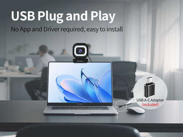 USB Plug and play webcam