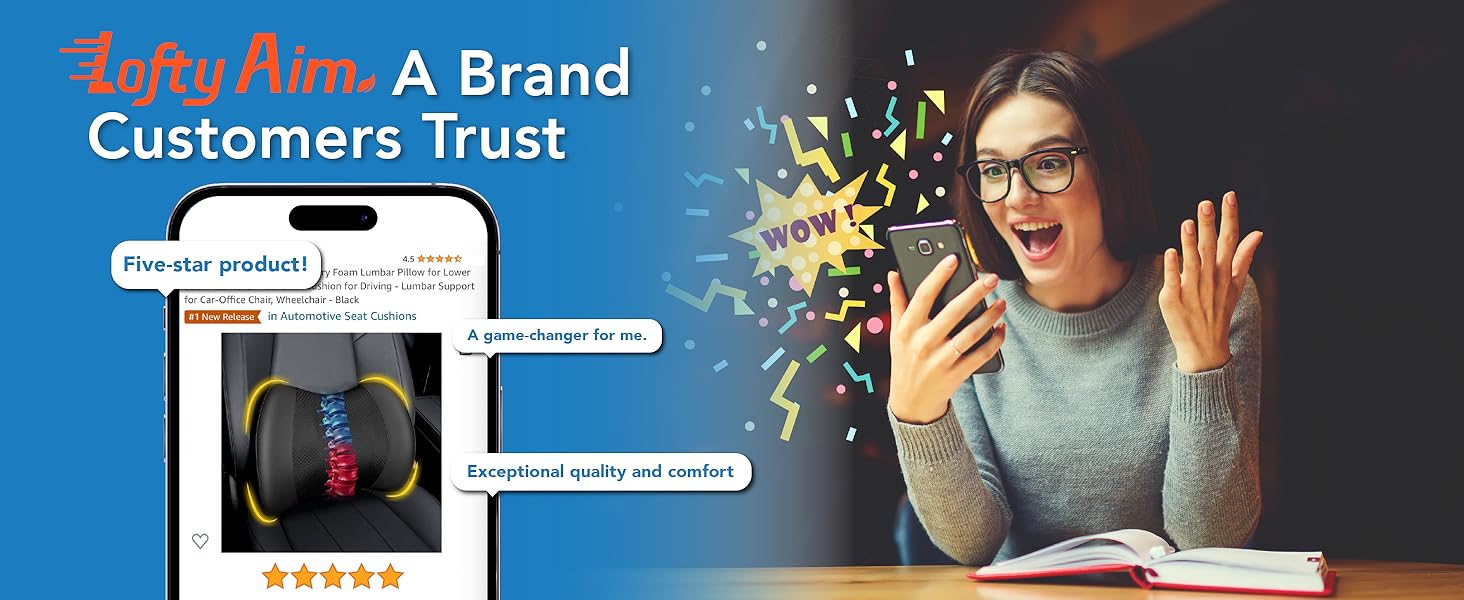 comfortabl lumbar support for car for lower back pain relef