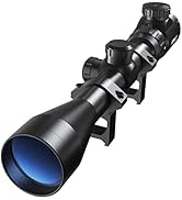 PintyPinty 3-9X40 Duplex Optical Hunting Rifle Scope Combo with Red Laser and Torch
