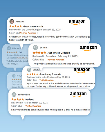 Smart Watch for Kids, 1.83" Fitness Tracker Watch, IP68 Waterproof Pedometer, Step Counter