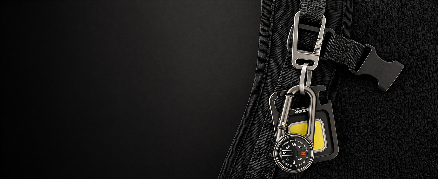 Titanium Carabiner Keychain