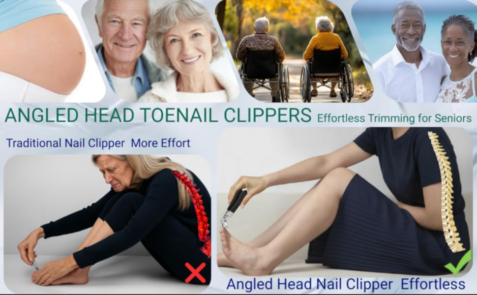 Angled Head Toenail Clippers