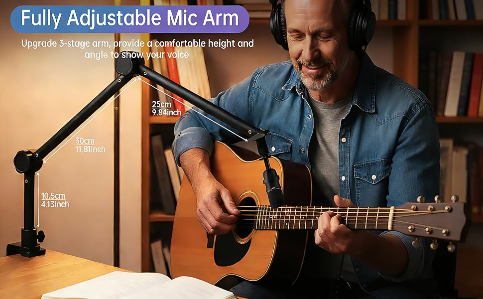 Height Adjustment Heavy-duty Mic Boom Arm