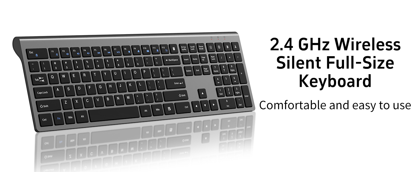 Wireless Keyboard and Mouse Combo