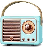 PRUNUS J-999 Retro Bluetooth Speaker,Vintage Decor,Mini Wireless Bluetooth Speaker,Cute Old Fashi...