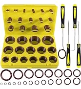 XBVV 382 PCS 30 Size SAE FKM Viton O-Ring Kit for Various Chemical, Aerospace, Cylinder, Hydrauli...