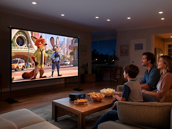 120 inch Projector screen with stand