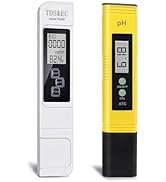 GuDoQi PH Meter, TDS Meter Combo, Pool Water Test Kit, PH Tester Digital, PPM Meter, 0.01 Resolut...