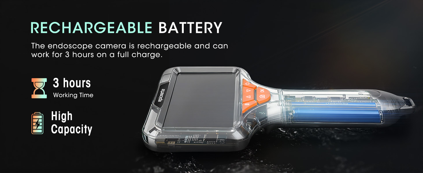 endoscope with light