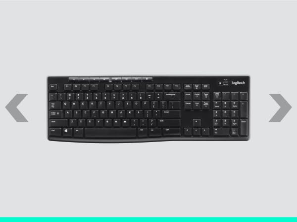 k270 keyboard and mouse wireless combo