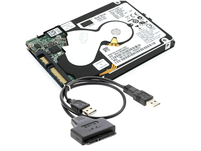 USB 2.0 To Sata Serial 22Pin Adapter Cable for 2.5&amp;amp;#34; HDD SSD