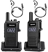 Ciphersmesh CAP700 Slim Heavy Duty Business License Free Two Way Radio Waterproof Walkie Talkies ...
