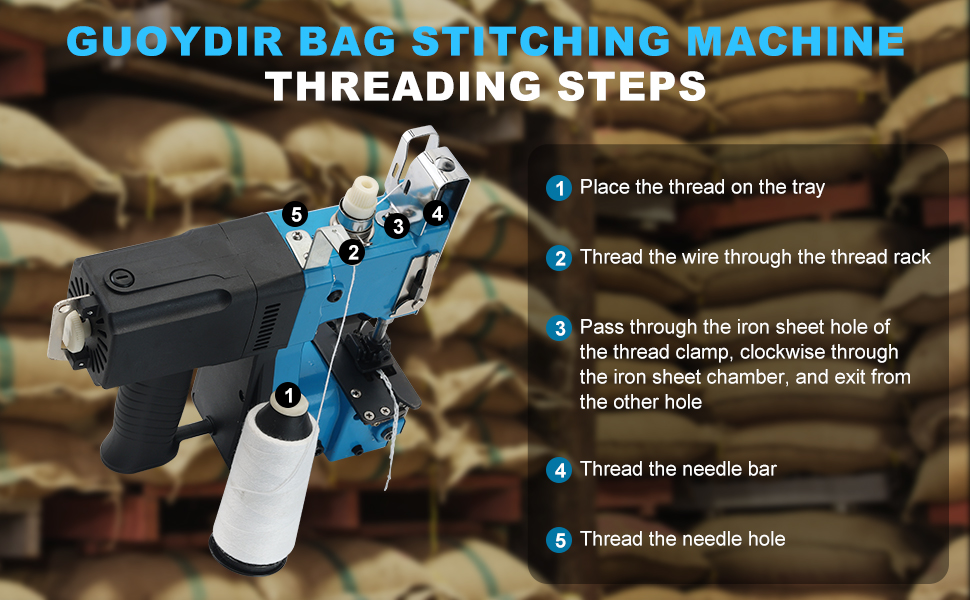 Bag sewing machine