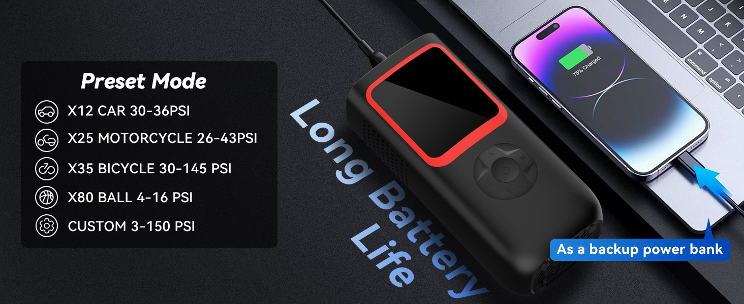 portable tire inflator car tire air pump portable tire pump for car portable