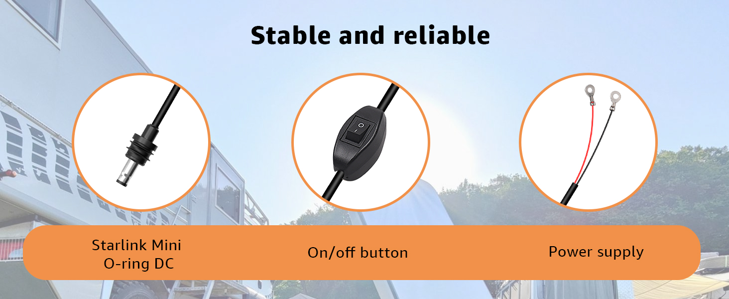 Starlink Mini O-Ring DC Charging Cable