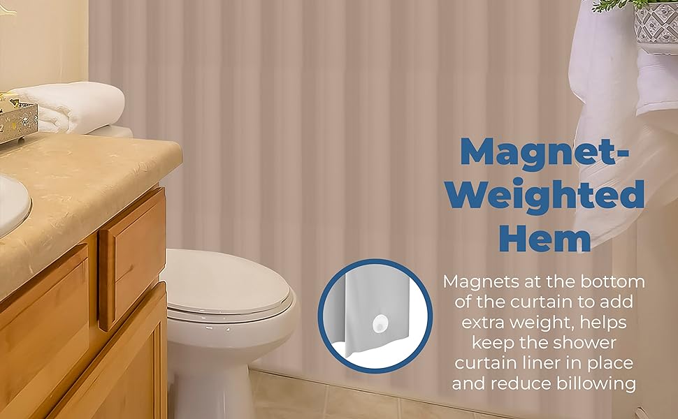 magnet-weighted hem