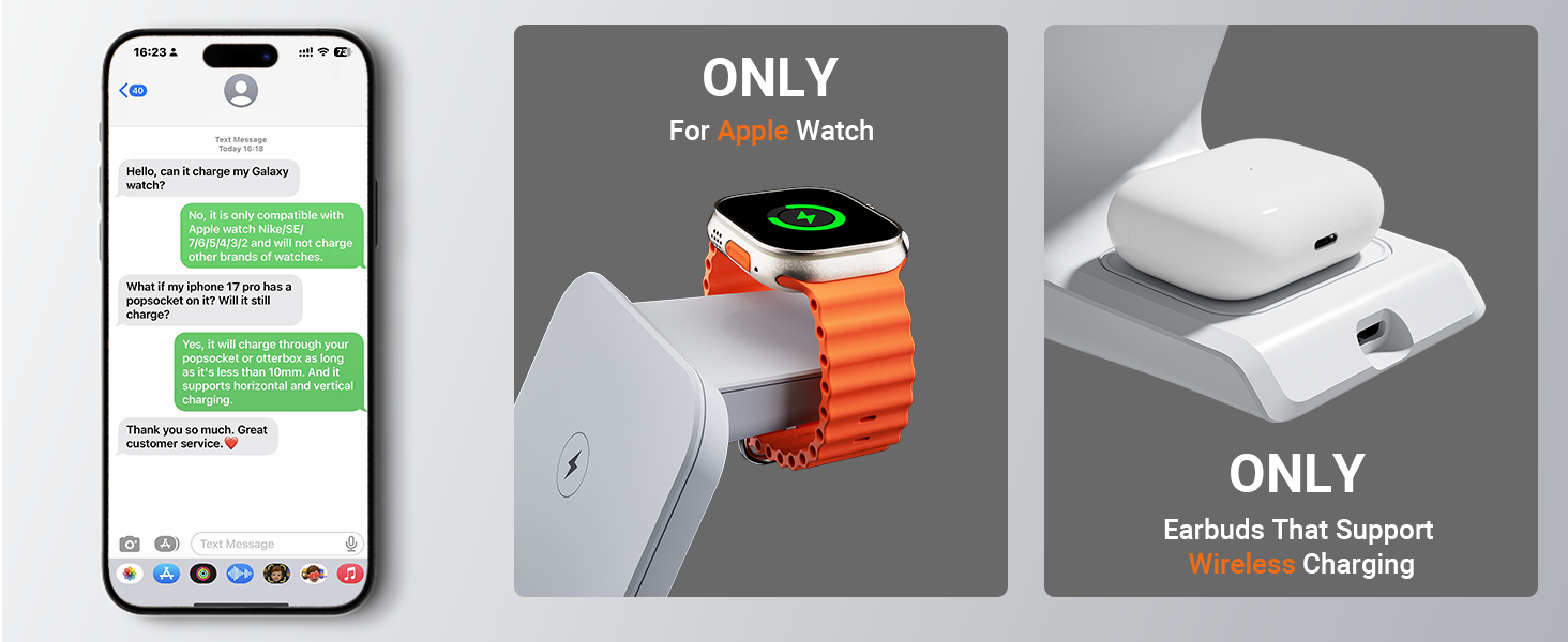 charging station for apple devices 3 in 1