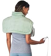 Pure Enrichment WeightedWarmth Weighted Neck and Shoulder Heating Pad - 5.5 lbs, 4 Heat Settings,...